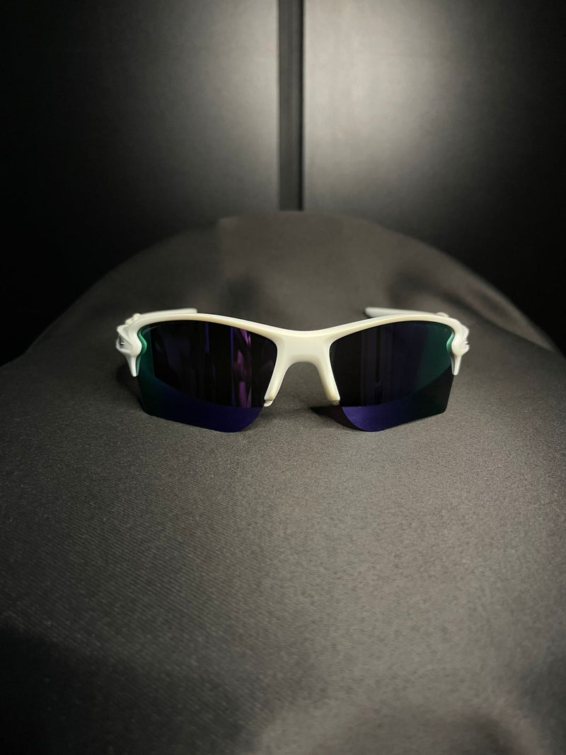 ÓCULOS OAKLEY 'FLAK 2' - BRANCO/AZUL