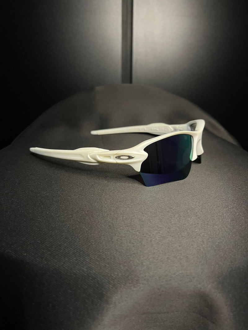 ÓCULOS OAKLEY 'FLAK 2' - BRANCO/AZUL