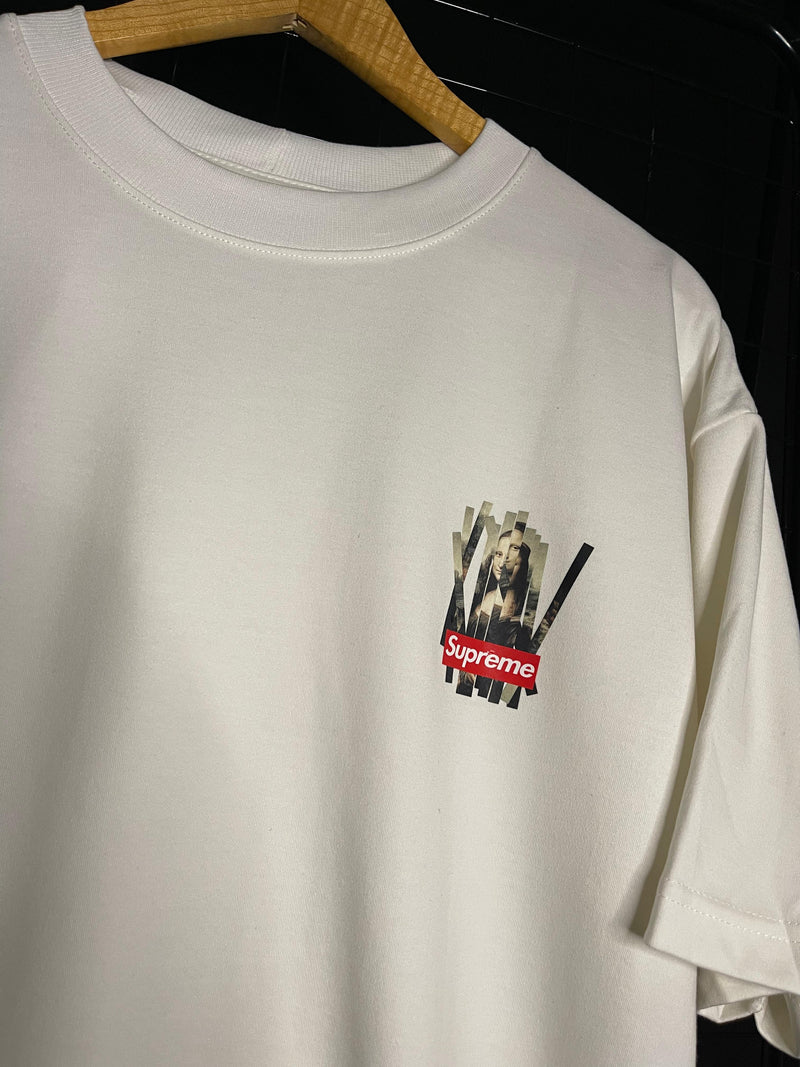 CAMISETA OVERSIZED SUPREME 'MONALISA' - OFFWHITE