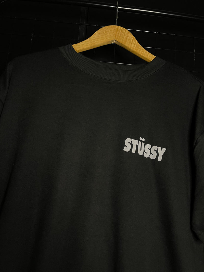 CAMISETA STUSSY 'CRIMINAL' - PRETO