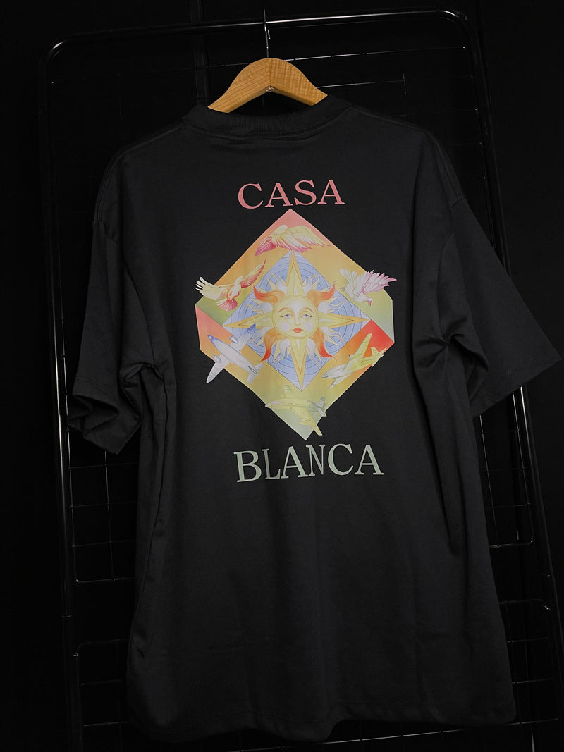 CAMISETA OVERSIZED CASABLANCA - PRETO