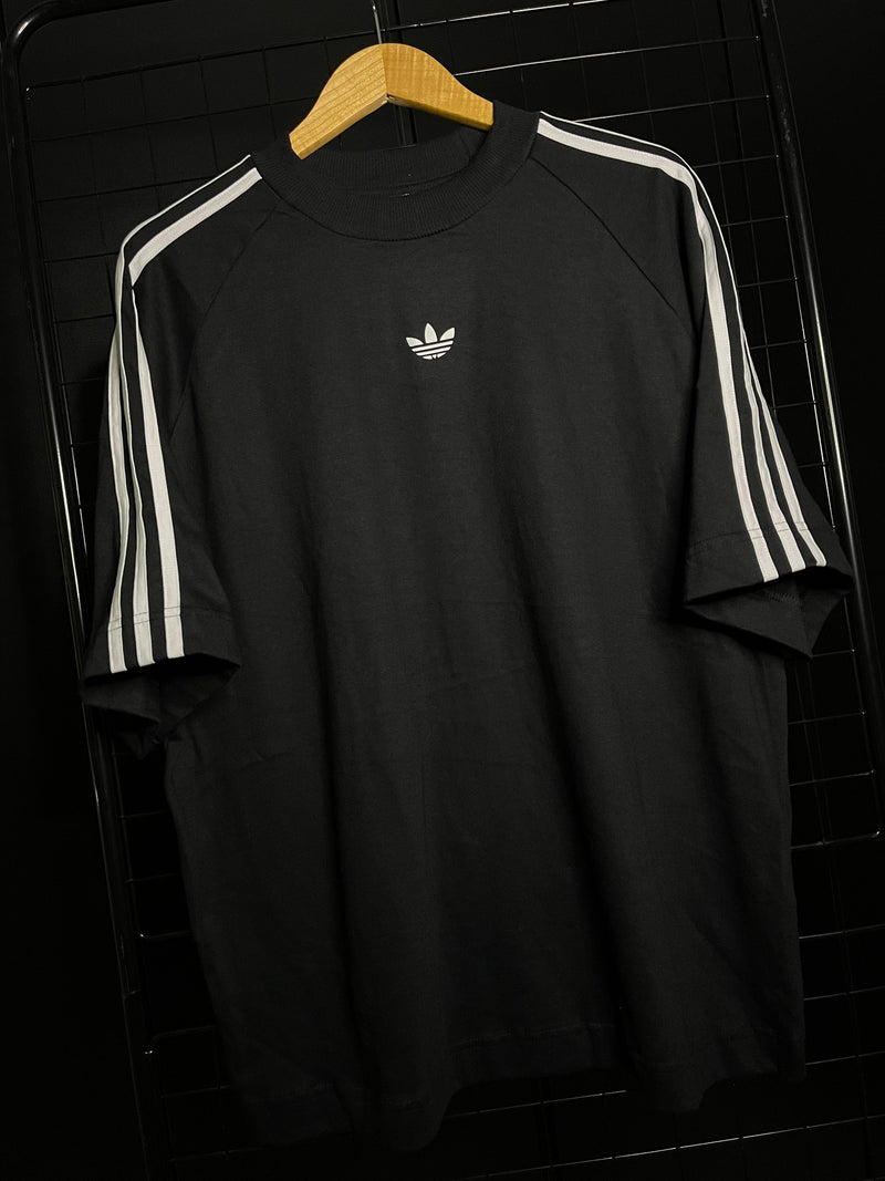 Camisa Oversized Adidas 3 Listras - Preto