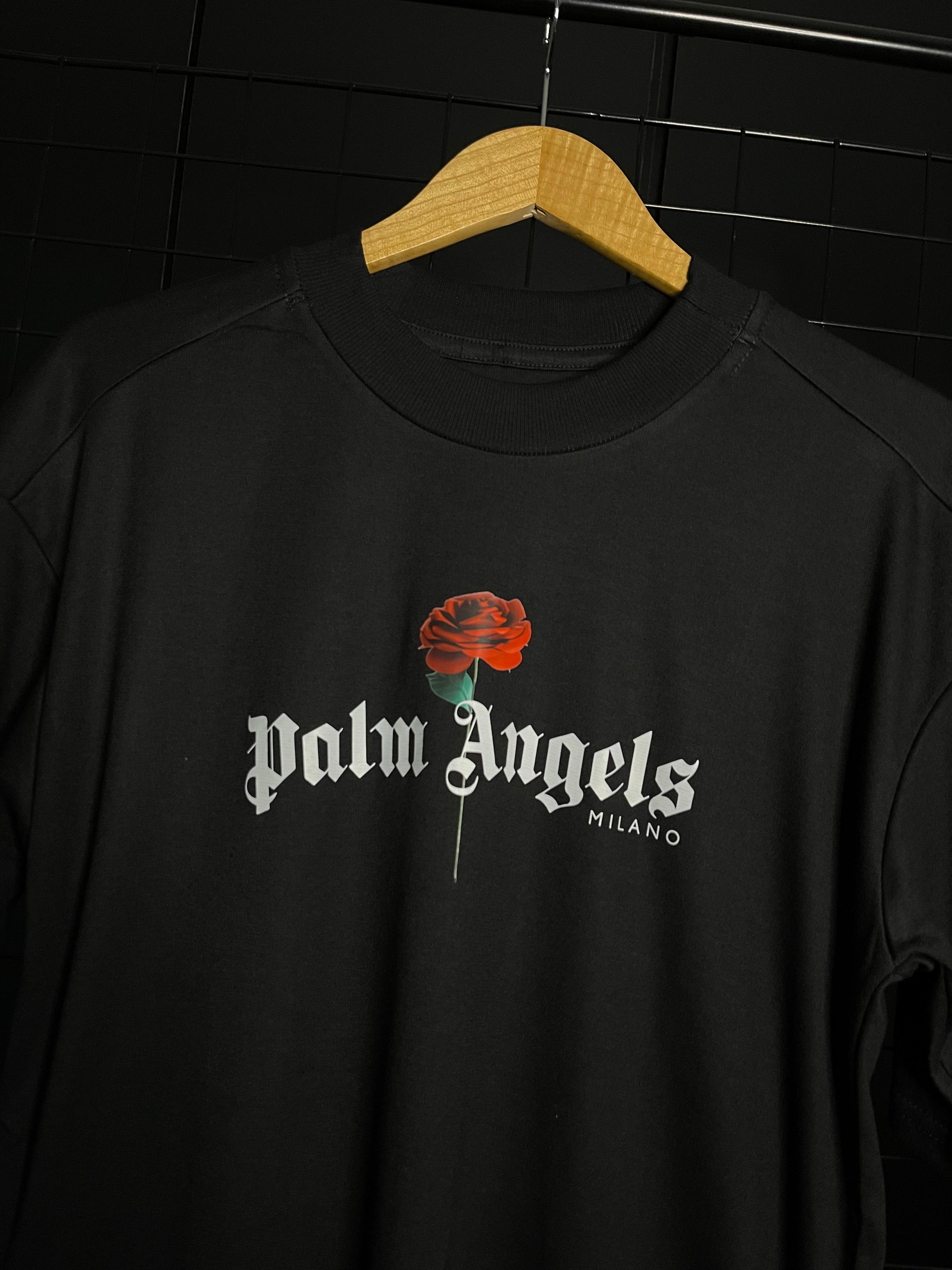 CAMISA OVERSIZED PALM ANGELS - PRETO – Closet de Cria