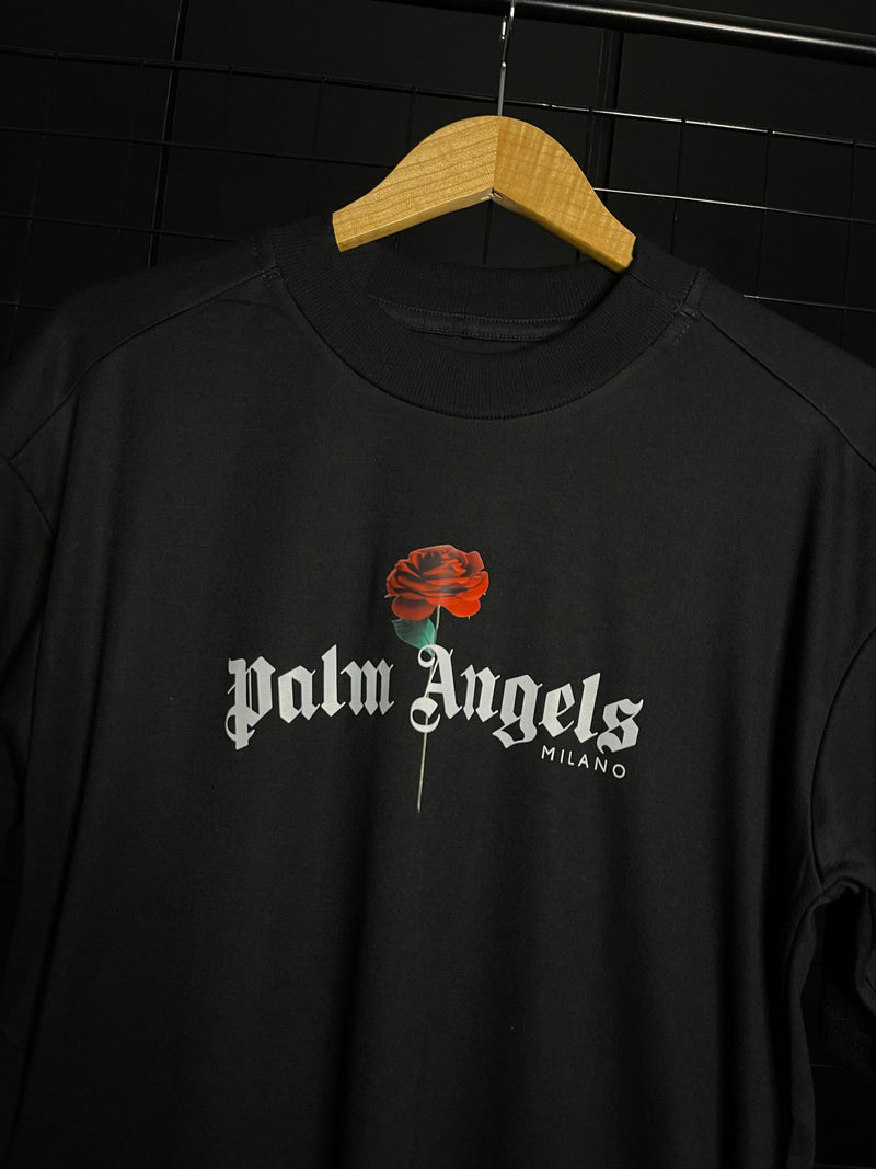 CAMISA OVERSIZED PALM ANGELS - PRETO