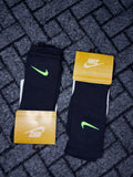 MEIAS NIKE MINI SWOOSH - PRETO/VERDE