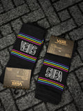 MEIAS VANS "RAINBOW" - PRETO