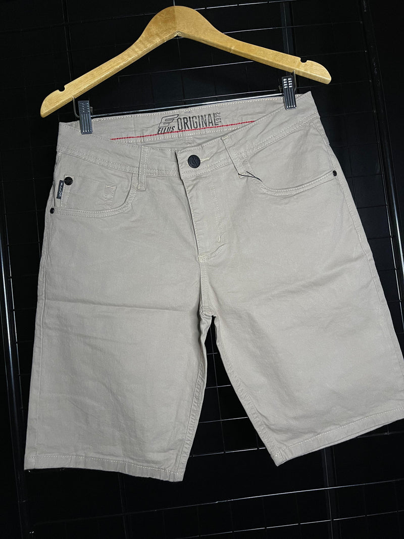 BERMUDA ELLUS JEANS - BEGE