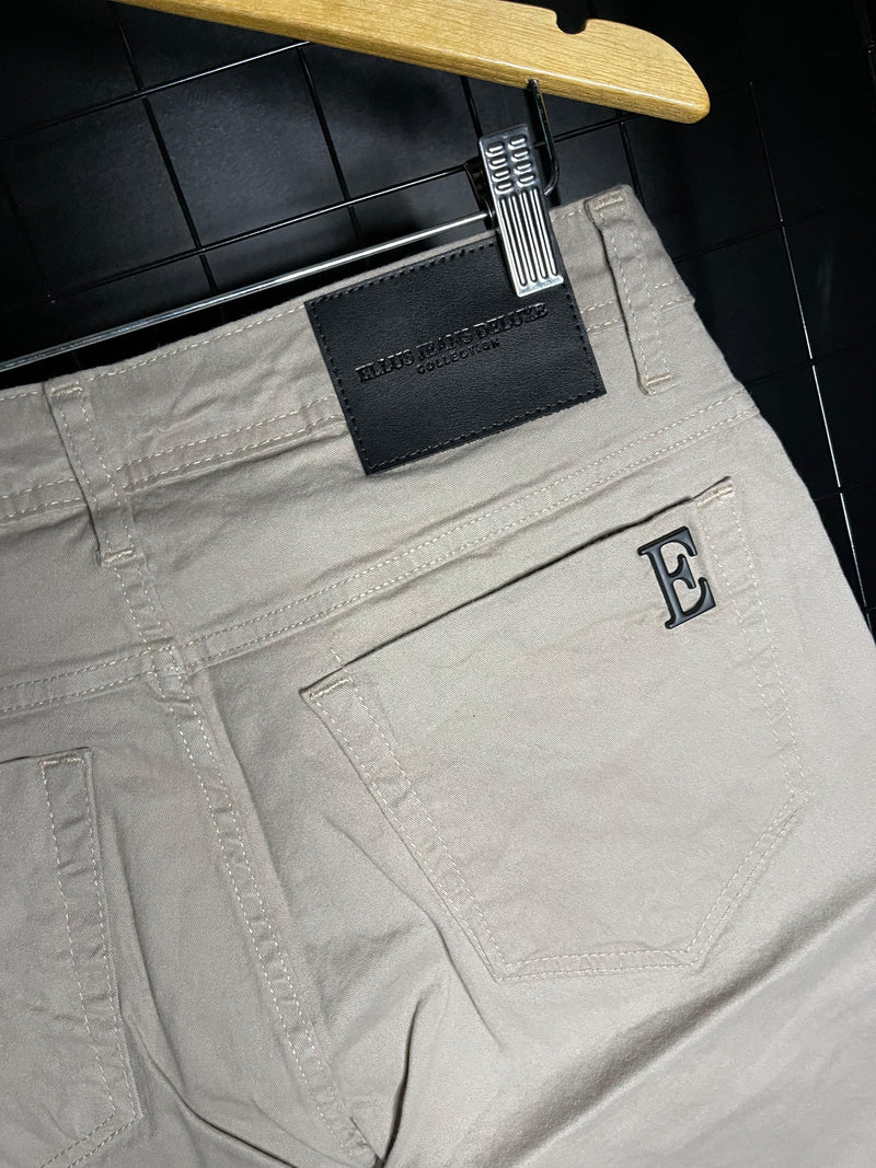 BERMUDA ELLUS JEANS - BEGE