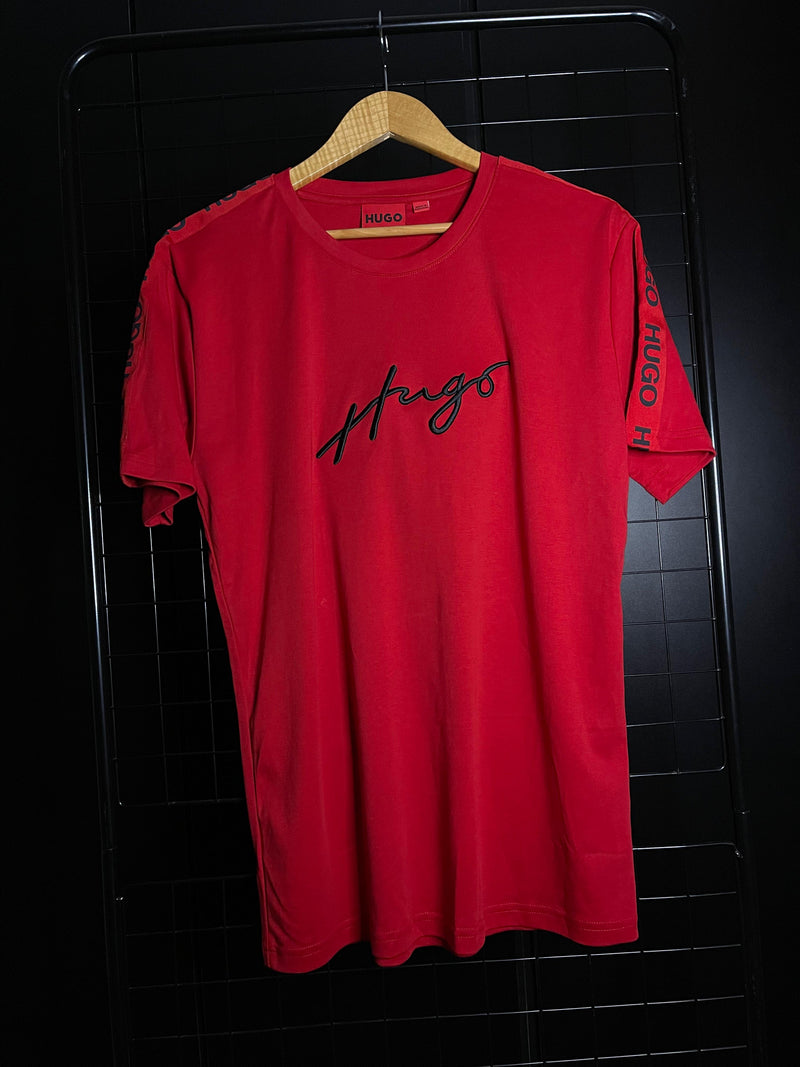 CAMISETA HUGO BOSS 'BORDADO' - VERMELHO