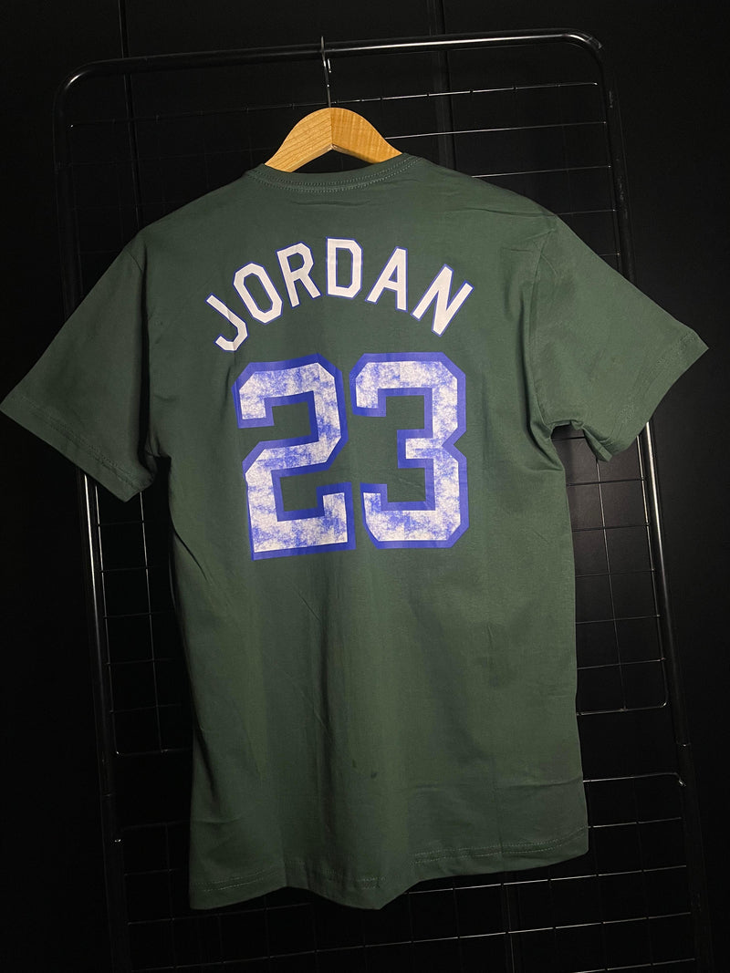 CAMISETA AIR JORDAN 'NUMBER 23' - VERDE-MILITAR