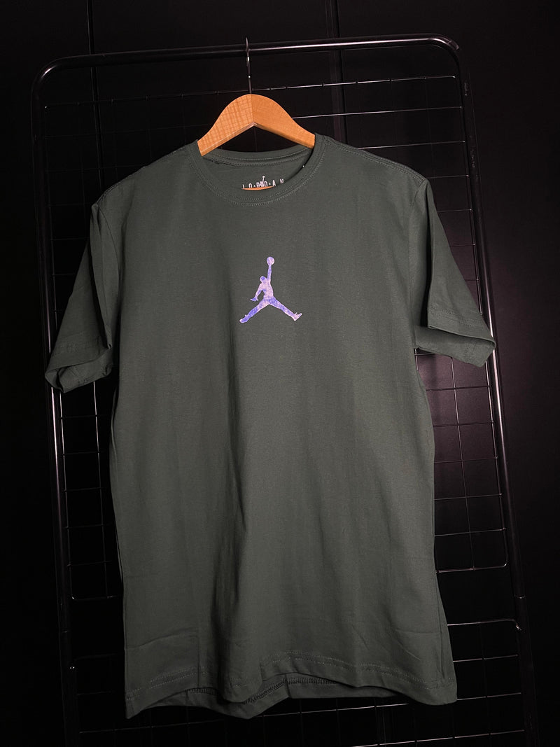 CAMISETA AIR JORDAN 'NUMBER 23' - VERDE-MILITAR