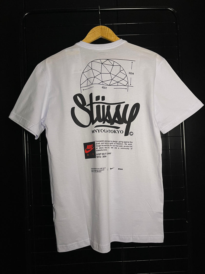 CAMISETA NIKE AIR X STUSSY - BRANCO