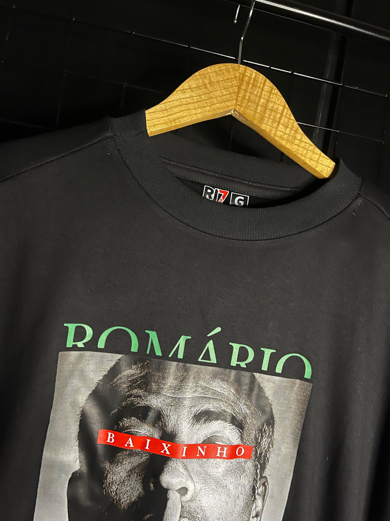 CAMISETA OVERSIZED ROMÁRIO - PRETO